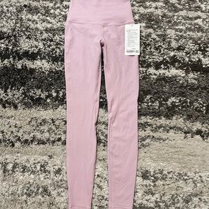 Lululemon Align HR Pant in pink peony